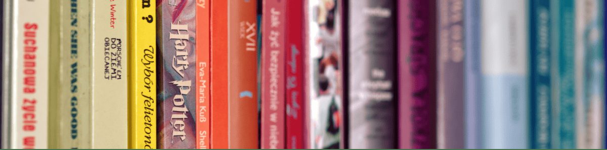 A shelf of paperbacks