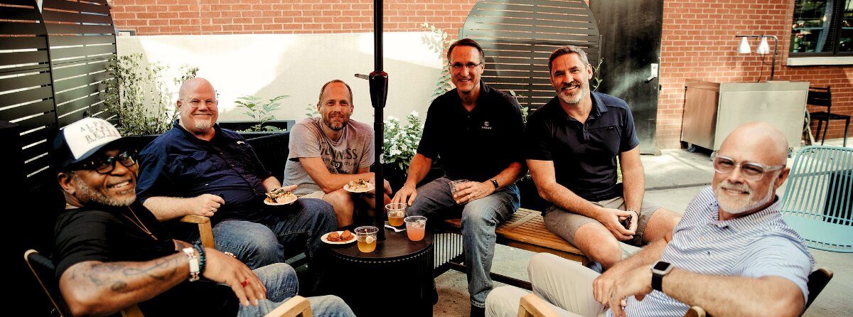 Members at a THRIVE happy hour